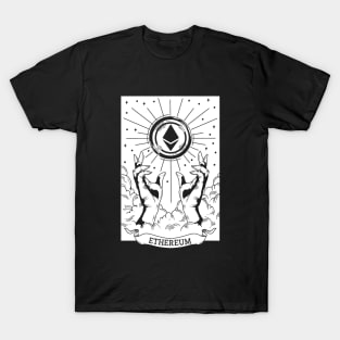 Ethereum Tarot Card Cryptocurrency Eth Design T-Shirt